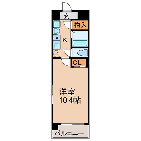 レージュAsanoの物件間取画像